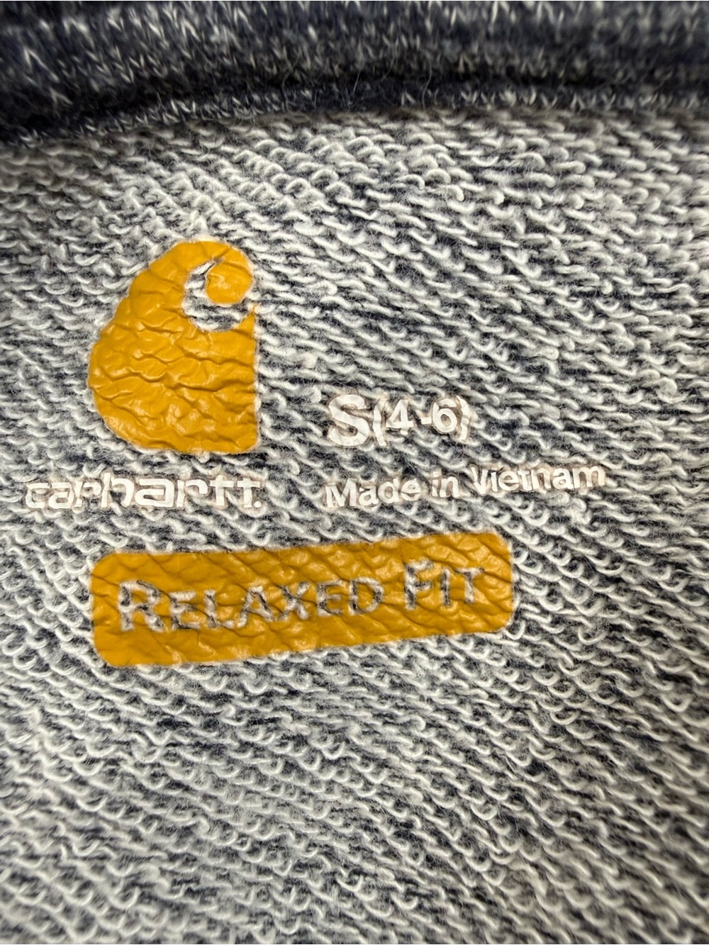 Carhartt Relaxed Fit Space Dye Hoodie Small - Picture 8 of 10